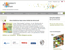 Tablet Screenshot of business-and-biodiversity.de